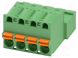 PCB connector, nominal cross section: 2.5 mm?, color: green,
