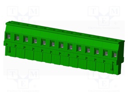 Connector: pluggable terminal block; plug; female; angled 90°