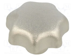 Knob; blind,with internal thread; Dia: 32mm; M6; stainless steel