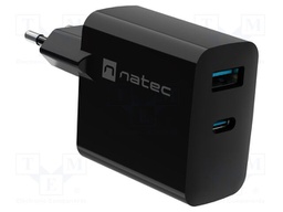 Power supply: switching; plug-in; 5÷20VDC; 3.25A; 65W; 90x51x29mm