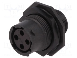 Connector: circular; Series: eco|mate Aquarius; socket; female