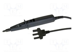 Test lead; Application: for L conductor; black; 16A; 12m