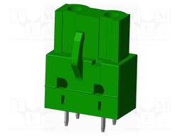 Connector: pluggable terminal block; socket; female; straight