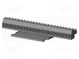 Connector: pluggable terminal block; plug; female; straight; grey
