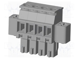 Connector: pluggable terminal block; plug; female; angled 90°