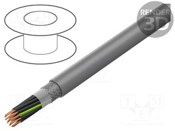 Wire; MEGAFLEX® 500-C; 18G1,5mm2; tinned copper braid; LSZH; grey