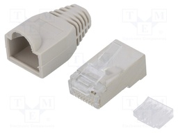 Plug; RJ45; PIN: 8; Cat: 6; shielded,with protection; Layout: 8p8c