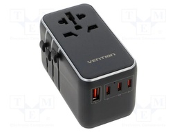 Power supply: switching; mains,universal,plug-in; 5÷20VDC; 120W