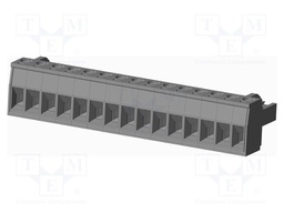 Connector: pluggable terminal block; plug; female; straight; grey