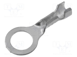 Ring terminal; M6; 0.5÷1mm2; crimped; for cable; tinned; brass