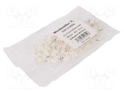 Markers for cables and wires; 4÷10mm; PVC; white; -30÷80°C