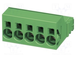 PCB connector, nominal cross section: 16 mm?, color: green,