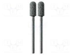 Grindingstone; Ø: 6mm; Ø: 3mm; Tip mat: silicon carbide; 2pcs.