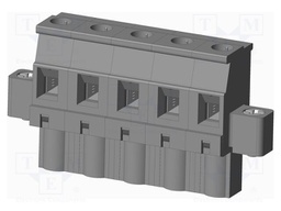 Connector: pluggable terminal block; plug; female; angled 90°