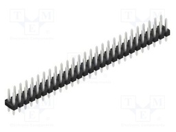 Connector: pin strips; pin header; male; PIN: 54; 2.54mm; THT; 2x27