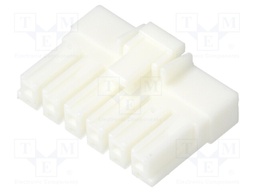 Plug; wire-board; female; DF33; 3.3mm; PIN: 6; w/o contacts