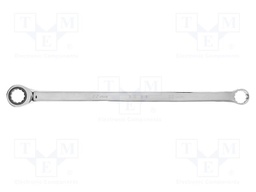 Wrench; box,with ratchet; 22mm; Chrom-vanadium steel; L: 450mm