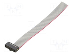 Ribbon cable with IDC connectors; Tape ph: 0.64mm; 76.2mm