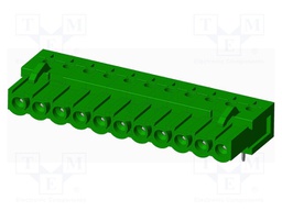Connector: pluggable terminal block; socket; female; angled 90°