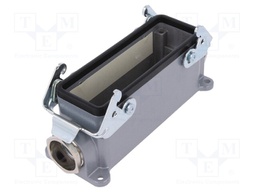 Enclosure: for HDC connectors; size 24; Pitch: 104x27mm; PG21