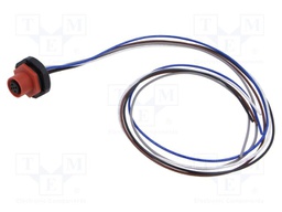 Connector: M12; socket; male; straight; with lead; PIN: 5; 0.34mm2
