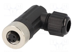 Plug; M12; PIN: 3; female; A code-DeviceNet / CANopen; for cable