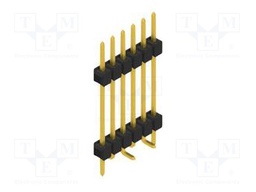 Connector: pin strips; pin header; male; PIN: 6; 2.54mm; SMT; 1x6