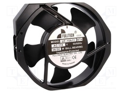 Fan: AC; axial; 115VAC; 172x150x38mm; 282.2m3/h; 50dBA; 2750rpm