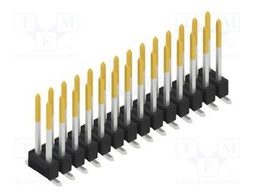 Connector: pin strips; pin header; male; PIN: 28; 2.54mm; SMT; 2x14