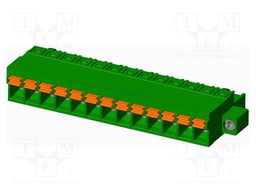 Connector: pluggable terminal block; plug; female; straight; 12A