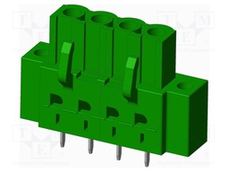 Connector: pluggable terminal block; socket; female; straight