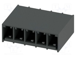 PCB headers, nominal cross section: 6 mm?, color: black, nom