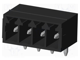 Connector: pluggable terminal block; socket; male; on PCBs