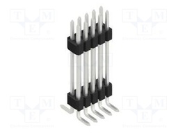Connector: pin strips; pin header; male; PIN: 10; 1.27mm; SMT; 2x5