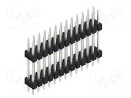 Connector: pin strips; pin header; male; PIN: 26; 2.54mm; THT; 2x13