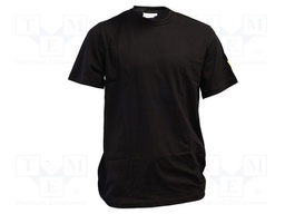 T-shirt; ESD; L; EN 61340-5-1; cotton,conductive fibers; black