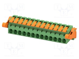 PCB connector, nominal cross section: 2.5 mm?, color: green,