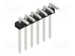 Connector: pin strips; pin header; male; PIN: 6; 2mm; THT; 1x6; 100V