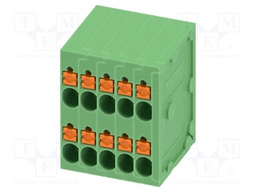 PCB terminal block, nominal current: 10 A, rated voltage (II