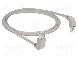 Patch cord; S/FTP; Cat: 6a; Cu; 1m; LSZH; grey; 26AWG; halogen free