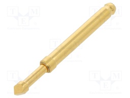 Test probe; Operational spring compression: 4.5mm; 10A; Ø: 2.5mm