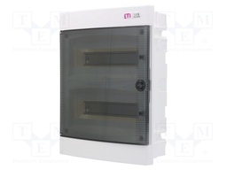 Enclosure: for modular components; IP40; white; No.of mod: 24