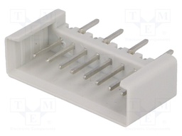 Socket; IDC; male; PIN: 8; straight; THT; tinned; 2.54mm; Layout: 1x8