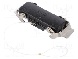 Protection cover; Han M; size 24B; IP65; Colour: black