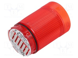 Signaller: lighting; red; 24VDC; 24VAC; IP66,IP69K; KombiSIGN 40