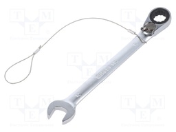 Wrench; combination spanner; to work at altitude,with ratchet