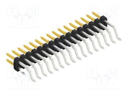Connector: pin strips; pin header; male; PIN: 32; 2mm; SMT; 2x16