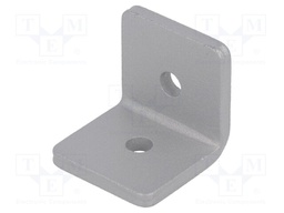Angle bracket; for profiles; W: 30mm; H: 30mm; L: 30mm; steel