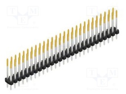 Connector: pin strips; pin header; male; PIN: 54; 2mm; THT; 2x27