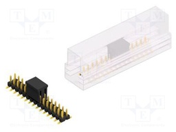 Connector: pin strips; pin header; male; PIN: 30; 2.54mm; SMT; 2x15